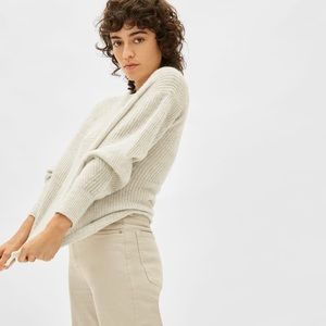 everlane oversized alpaca crew